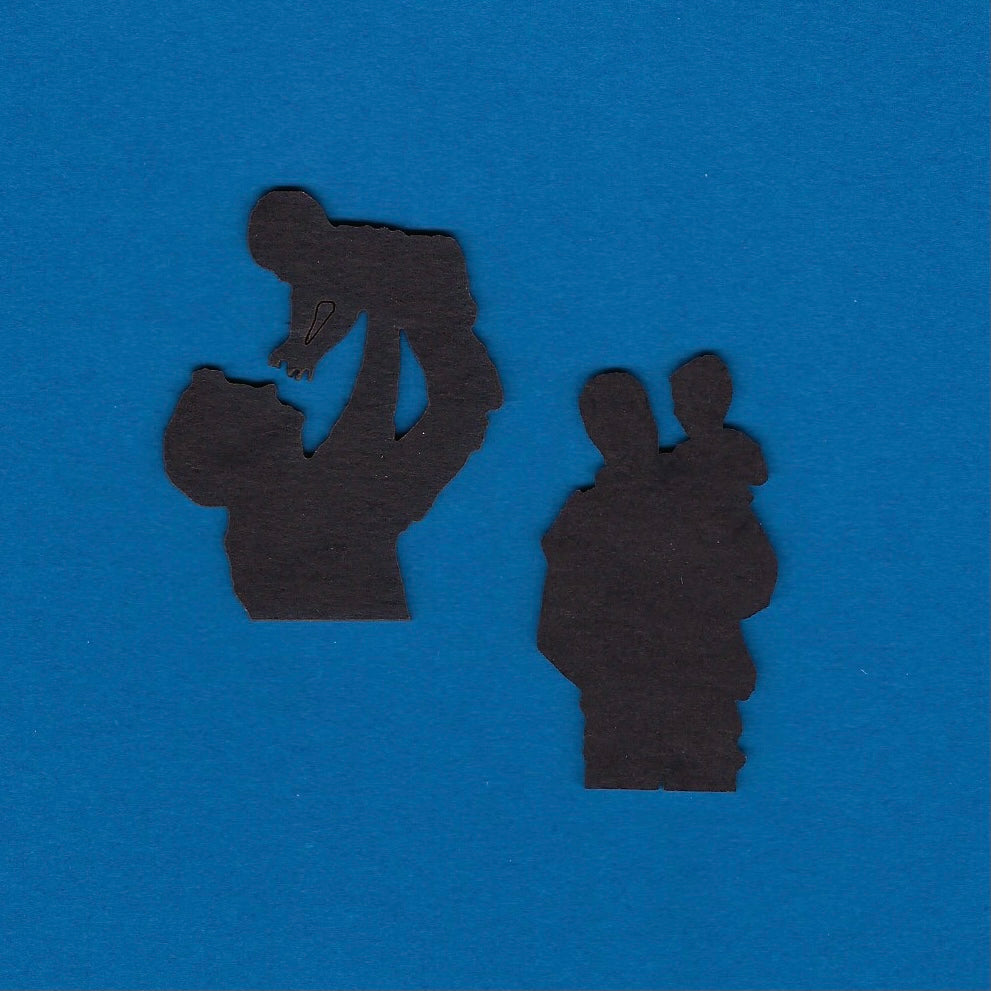 Father and Child Silhouette (2 Different Images) (Family)