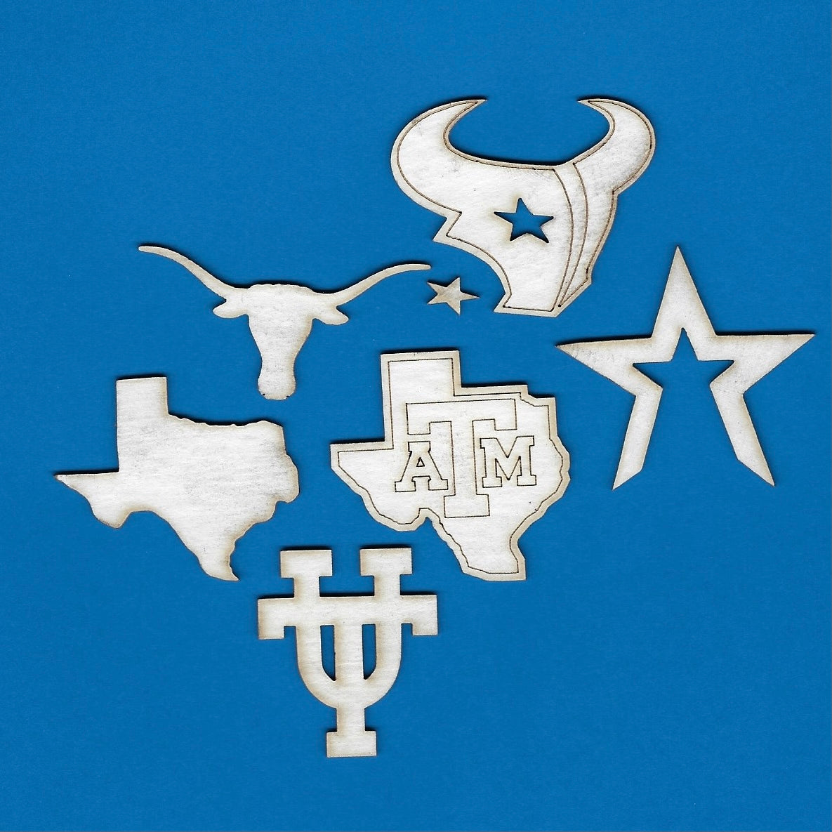 Texas Football Set (Cards) (Title) (Sports) (School) (College) (Mascot)