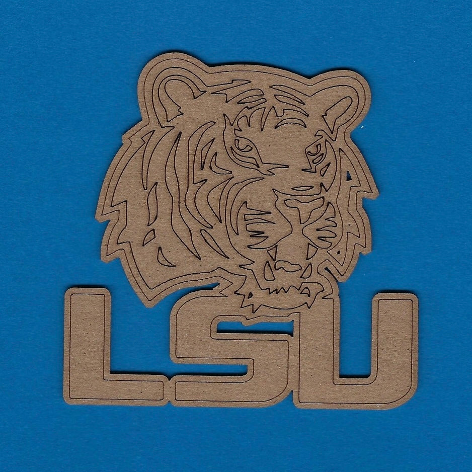 LSU Tiger Face (Title) (School) (College) (Mascot)