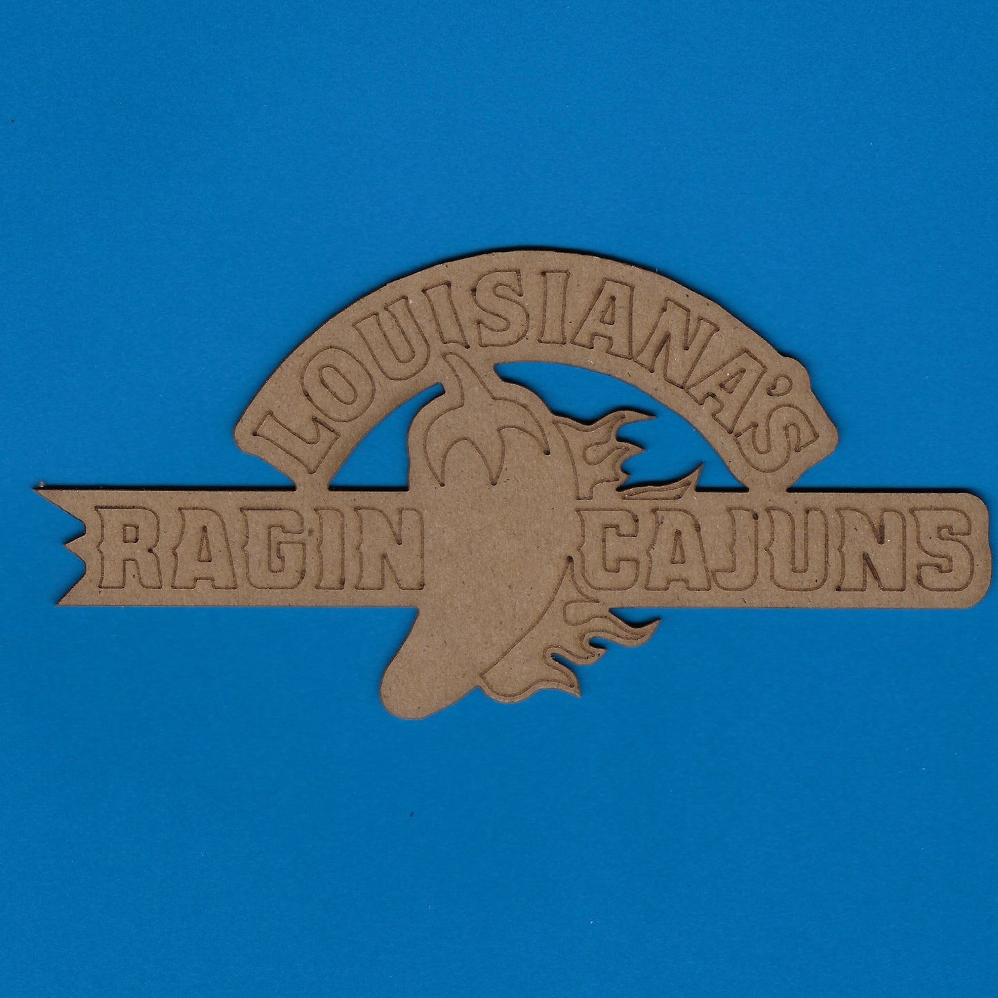 Louisiana Ragin Cajuns (Title) (Sports) (College) (School) (Mascot) (Etched)