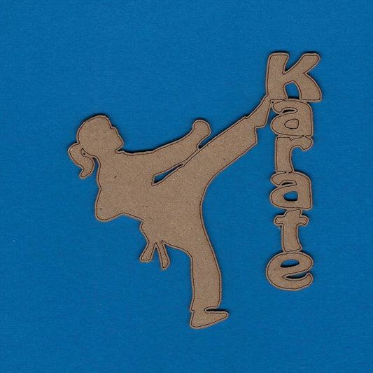 Karate Girl With The Word Karate (Title) (Sport) (School)
