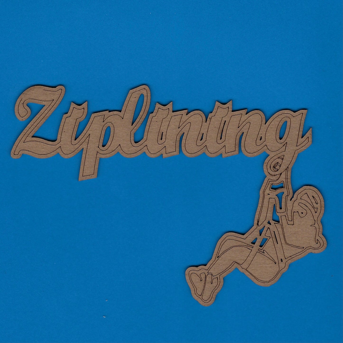 Ziplining With Zip Person (Title) (Outdoors)
