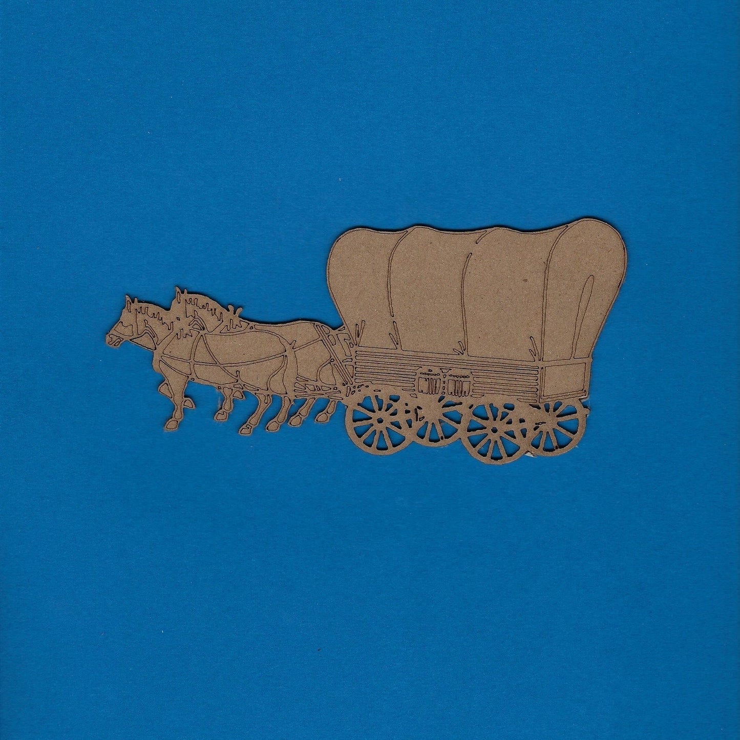 Western Horse & Cover Wagon (Buggy)