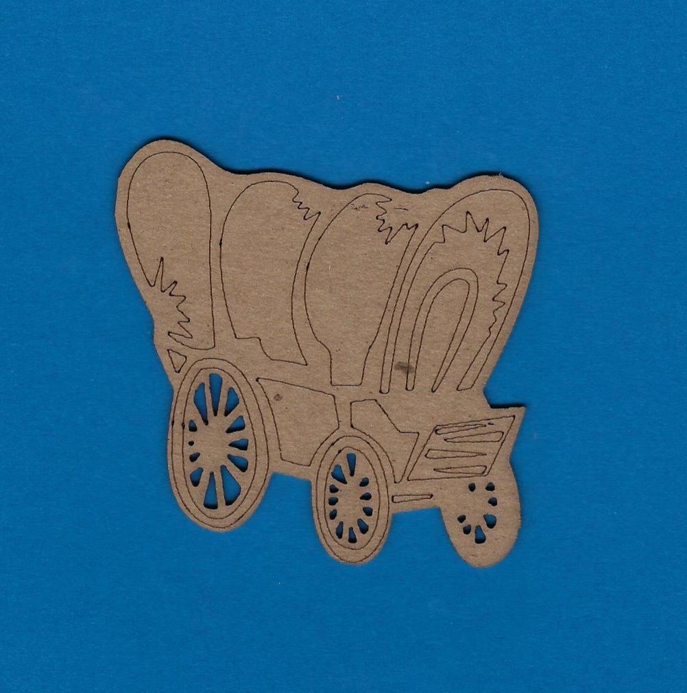 Western Cover Wagon (Buggy) (Horse) (Small)