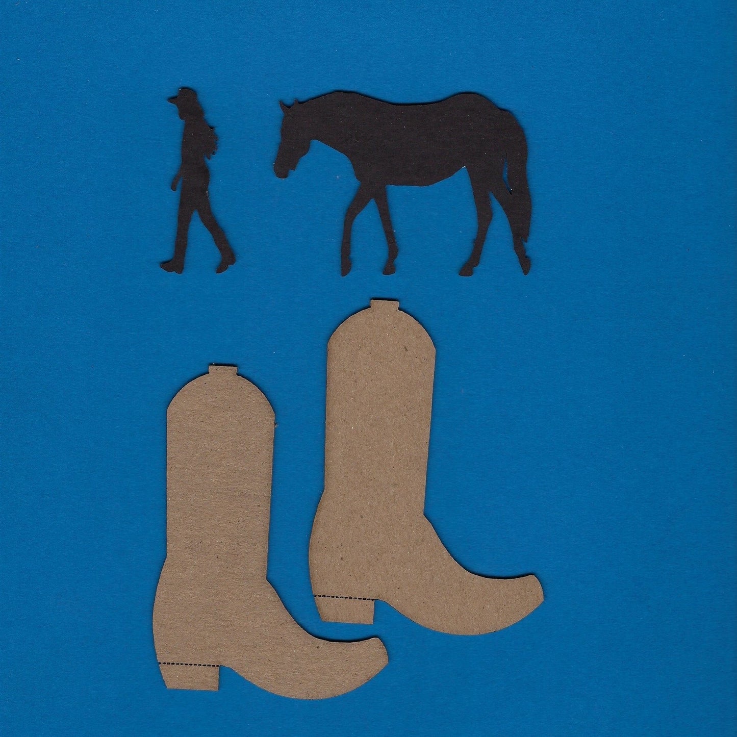 Cowboy, Horse and Boots (Western)