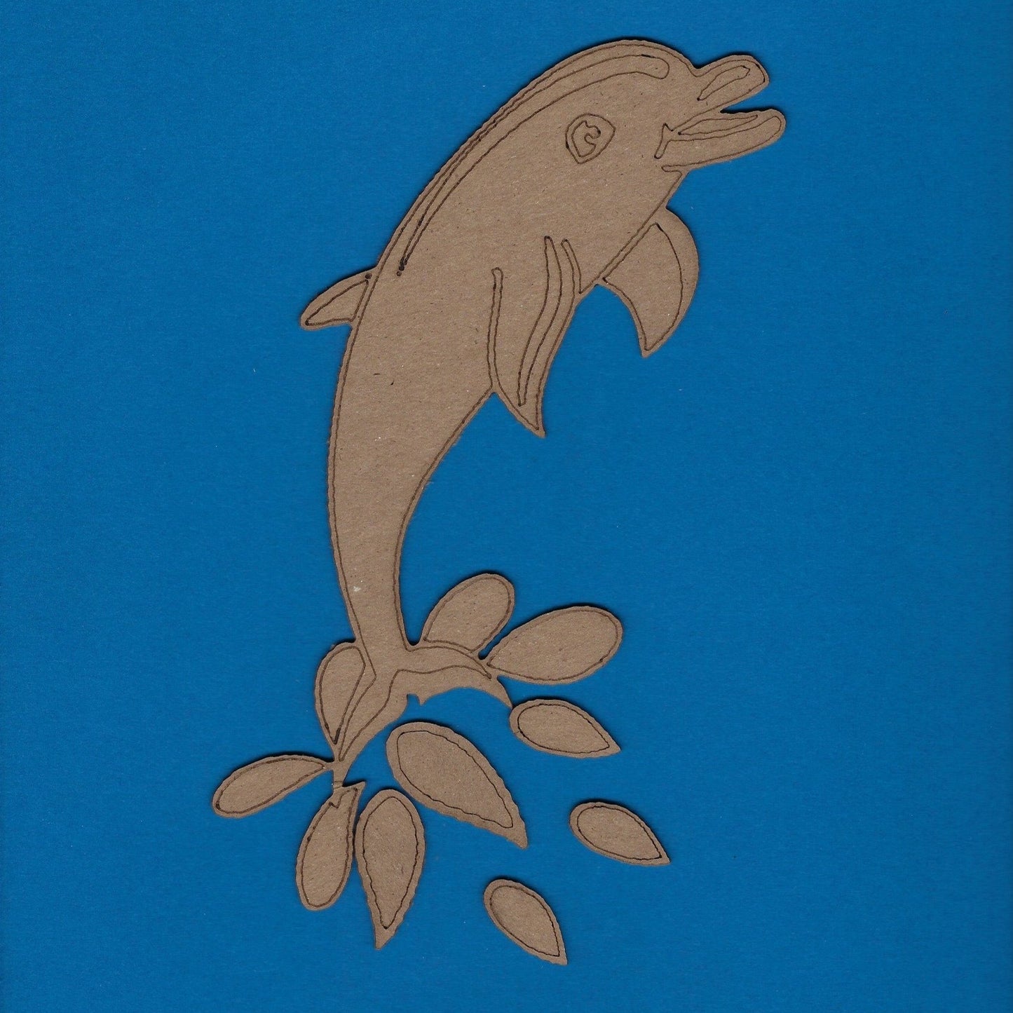 Dolphin With Water Splash (Beach) (Summer)
