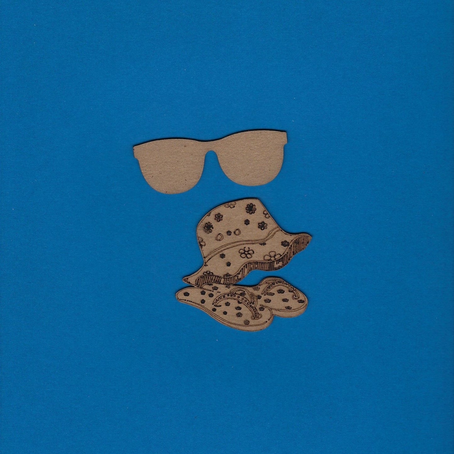 Beach Accessories (Hat & Sandals) (Sunglasses)