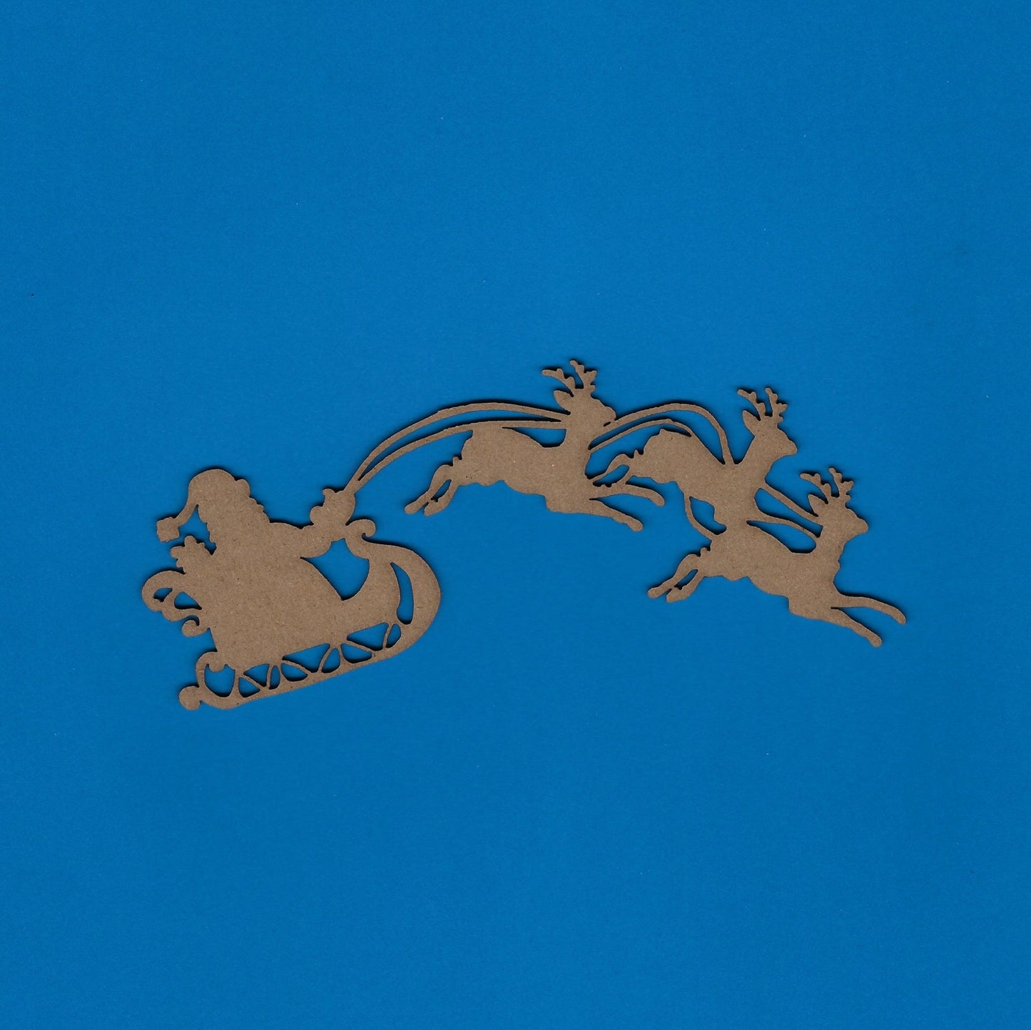 Santa Clause & Sleigh & Reindeer's (Christmas) (Holidays)